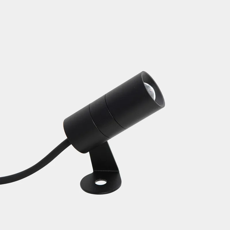 Entrega Rápida Proyector de exterior LedsC4 Zoom Horitzontal LED negro 3000K IP66 05-E060-05-CL